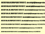 Hilbert Compressed Font PS Mac Screenshot