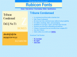 Tribune Condensed Font Type1 Screenshot