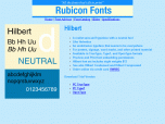 Hilbert Font Type1 Screenshot