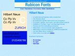 Hilbert Neue Fonts Type1 Screenshot