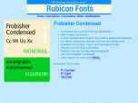 Frobisher Condensed Font Type1 Screenshot