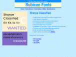 Sharpe Classified Font Type1 Screenshot