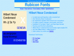 Hilbert Neue Condensed Font TT Screenshot