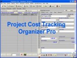 Project Cost Tracking Organizer Pro Screenshot