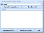 List Of All English Words Database Software Screenshot