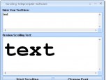 Scrolling Teleprompter Software