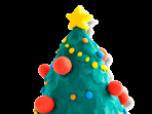 Plasticine Christmas Tree
