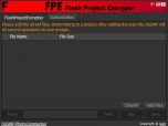 FPE(Flash Project Encryptor) Screenshot