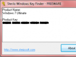SterJo Key Finder Screenshot
