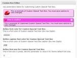 WordPress plugin Special Text Boxes Screenshot