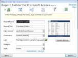 Report Builder for Access Screenshot