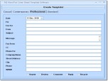 MS Word Fax Cover Sheet Template Software Screenshot