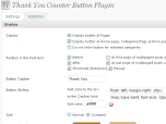 Thank You Counter Button WordPress Plugin