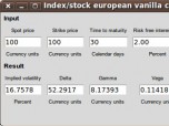 Cashderivatives.org Pricing Calculator Screenshot