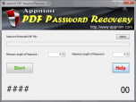 Appnimi PDF Password Recovery Screenshot