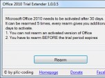Office 2010 Trial Extender Screenshot