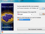 Multilizer PDF Translator Screenshot