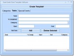 Excel Gantt Chart Template Software Screenshot