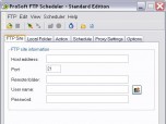 ProSoft FTP Scheduler Standard Edition Screenshot