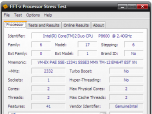 FFT-z Processor Stress Test Screenshot