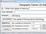 Geography Trainer US States Screenshot