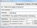 Geography Trainer US States