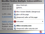 NoScript Firefox extension Screenshot