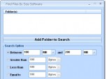 Find Files By Size Software Screenshot