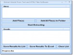 Extract Words From Text and HTML Files Software
