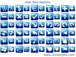 Blue Web Buttons