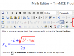 fMath Editor - TinyMCE Plugin