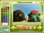 Rango Coloring Game Screenshot