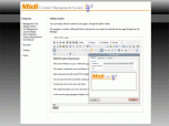 MidiCMS Website Builder Screenshot