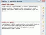 FREE English-Spanish Translator Screenshot