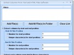 Extract Columns From Text and HTML Files Software Screenshot