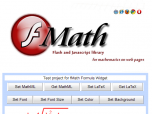 fMath Formula - GWT Widget