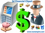 3d Financial Clipart