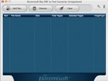 Doremisoft Mac PDF to Text Converter Screenshot