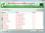Mail Password Decryptor Screenshot