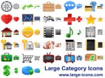 Large Category Icons Screenshot