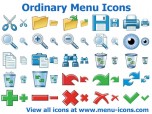 Ordinary Menu Icons Screenshot