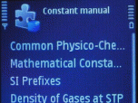 Scientific Constants Screenshot