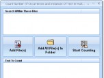 Count Number Of Occurrences and Instances Of Text  Screenshot