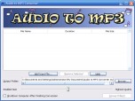 Audio to MP3 Converter Screenshot