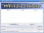 MP3 to Audio Converter Screenshot