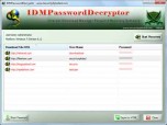IDM Password Decryptor Screenshot
