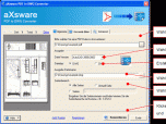 aXsware pdf to dwg converter 2011.09 Screenshot