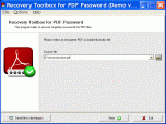Recovery Toolbox for PDF Password Screenshot
