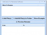 Add Zeros To Filenames Software Screenshot
