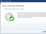 Ainvo Startup Manager Screenshot